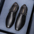 Men's Casual Leather Shoes Comfortable Slip-On Design for Business and Everyday Wear